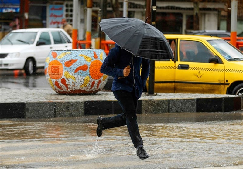 باران شدید تهران
